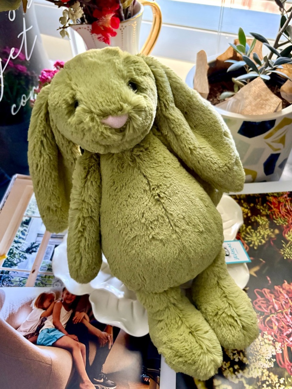 NWT Jellycat Bashful Moss Bunny
